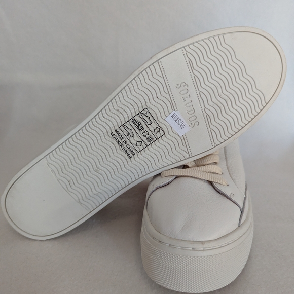 NWT/NIB Soludos Oasis White Ibiza Platform Sneakers, Women's Size 7.5 - Picture 6 of 8